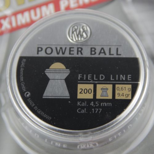 Пули пневматические RWS Power Ball (округлые), 0,61 г (200 шт)
