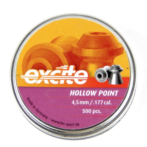 Пули пневматические H&N EXCITE Hollow Point 4.5мм, 0,46г  (500 шт)