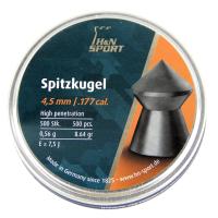Пули пневматические H&N Spitzkugel,4,5 мм, 0,56г (500 шт)