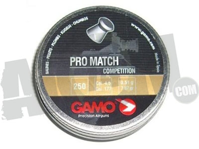 Пули пневматические GAMO Pro-Match, кал. 4,5 мм (250 шт)