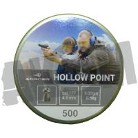 Пули Borner Hollow Point (500шт.) 0.58гр. 4,5 мм
