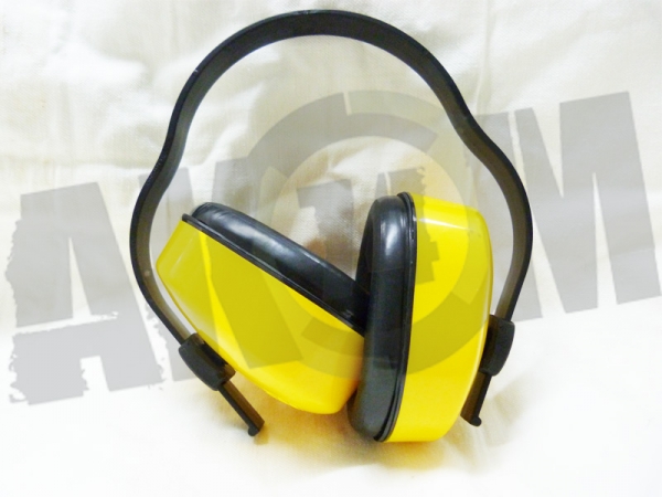 Наушники противошумные желтые «СОМЗ-1 ЯГУАР» до 107дБ, из АБС-пластика, регулируемые под размер головы.