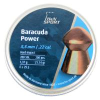 Пуля H&N Baracuda Power 5,5 мм 1,37гр.  (200 шт)