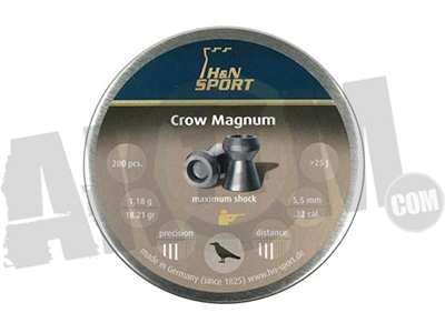 Пули пневматические H&N Crow Magnum, 5,5 мм, (200 шт)