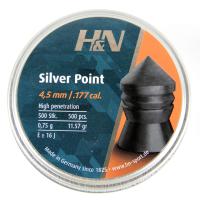 Пули пневматические H&N Silver Point, 4,5 мм, 0,75г (500 шт)