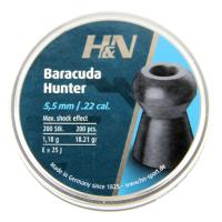 Пуля H&N Baracuda Hunter, 5,5 мм, 1,18гр. (200 шт)