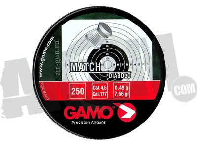 Пули пневматические GAMO MATCH, кал. 4,5 мм (250 шт)