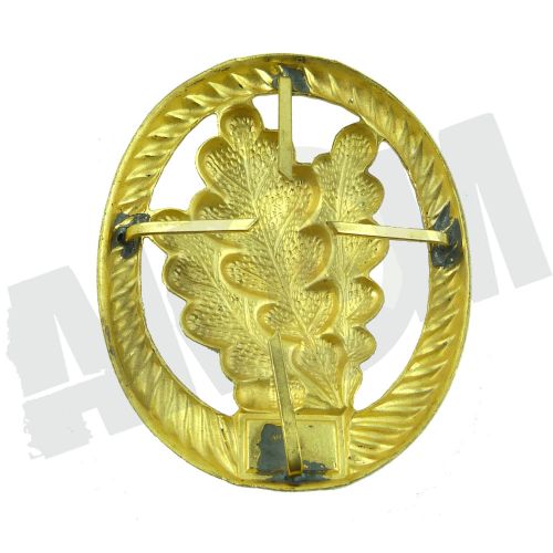 Кокарда-эмблема "Подразделения разведки", золотая, металл ОРИГИНАЛ Германия