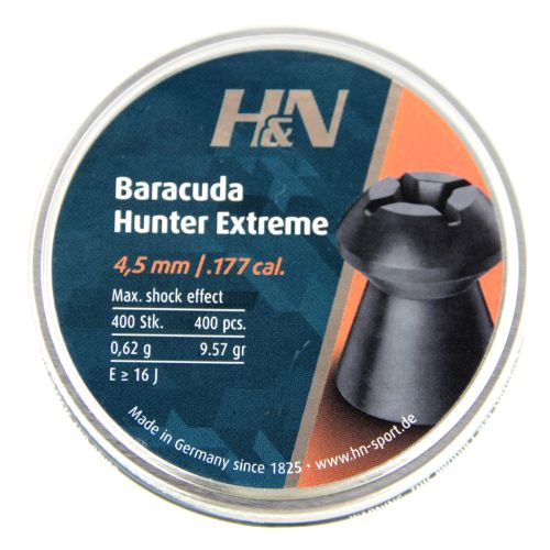 Пули пневматические H&N Baracuda Hunter Extreme,4,5 мм, 0,62г (400 шт)